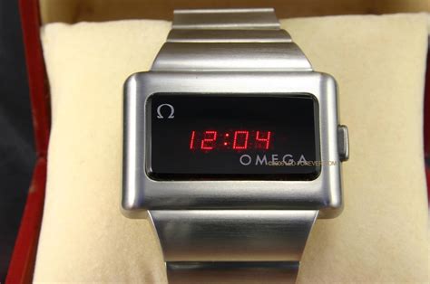 omega led vintage watch